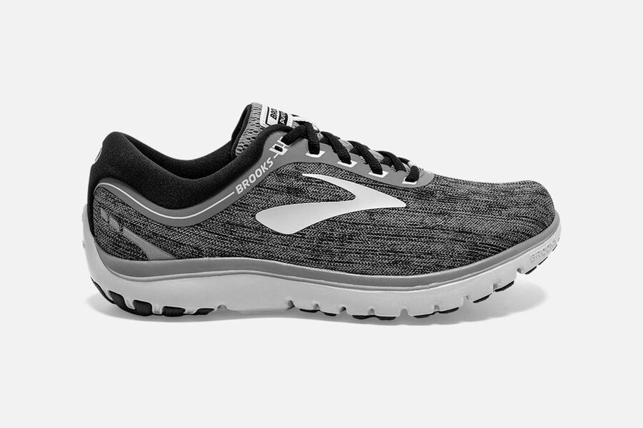 Pureflow 7 Road Brooks Running Shoes NZ Womens - Grey - JMZSHY-179